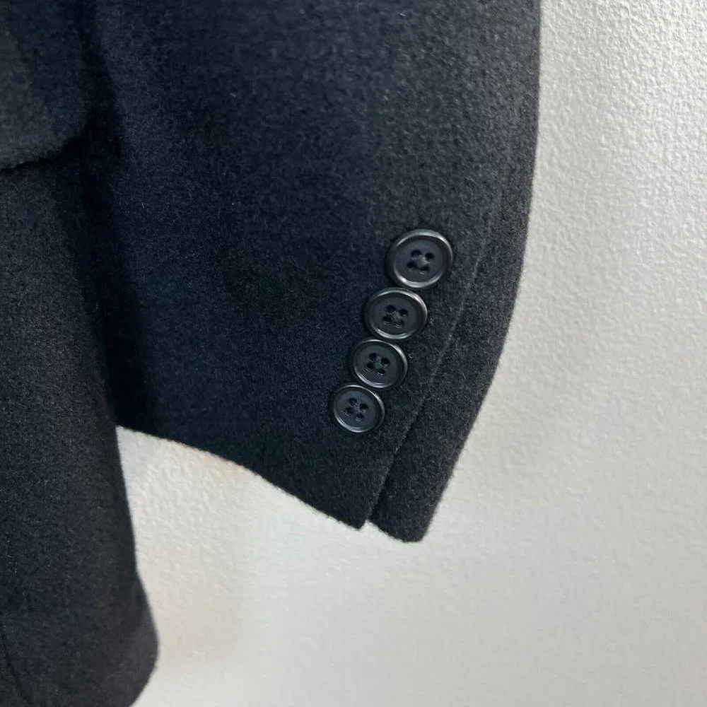 Stafford Blazer Jacket Sport Coat 42R Men Black 100% Camel Hair 2-Button Classic